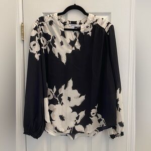 Chico’s - PLEATED BLOUSE - FLORENCE MIRAGE - TOP WOVEN PATTERN - Size 16 - 3